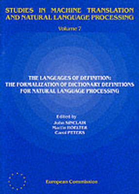 Cover of The Languages of Definition