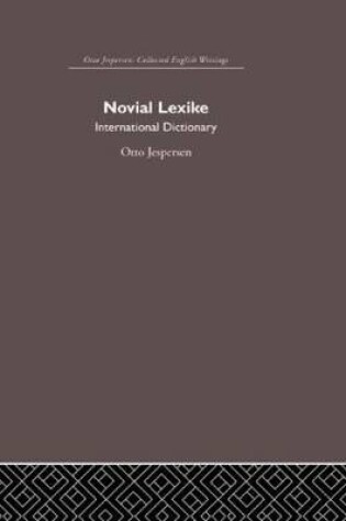 Cover of Novial Lexike