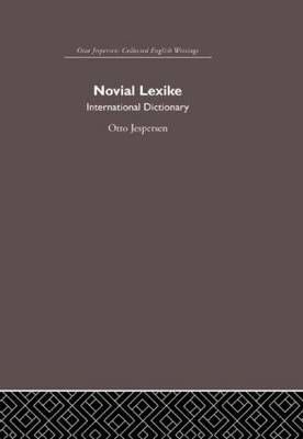 Book cover for Novial Lexike