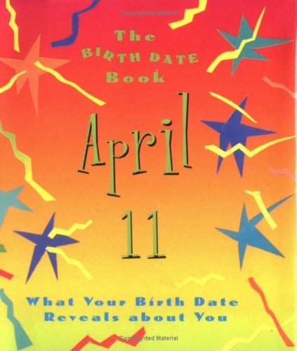 Cover of The Birth Date Book April 11