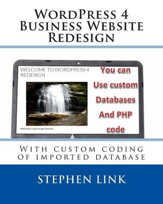 Book cover for WordPress 4 Business Website Redesign