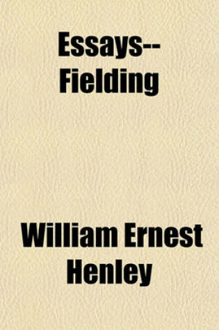 Cover of Essays--Fielding