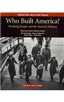 Book cover for Who Built America?, volume two