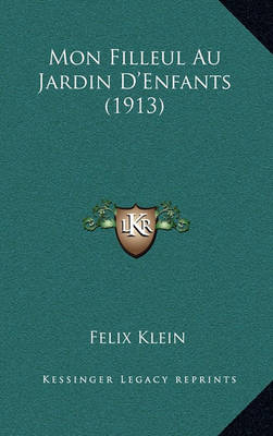 Book cover for Mon Filleul Au Jardin D'Enfants (1913)