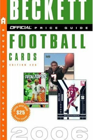 Cover of The Official Beckett Guide to Football Cards