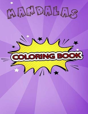 Book cover for Mandalas coloring book