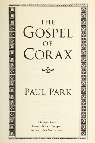 Cover of The Gospel of Corax