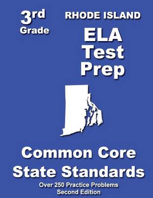 Book cover for Rhode Island 3rd Grade ELA Test Prep