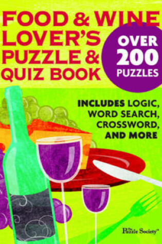 Cover of Food and Wine Lover's Puzzle and Quiz Book