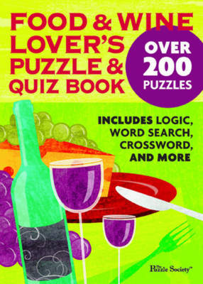 Book cover for Food and Wine Lover's Puzzle and Quiz Book