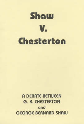 Book cover for Shaw V. Chesterton