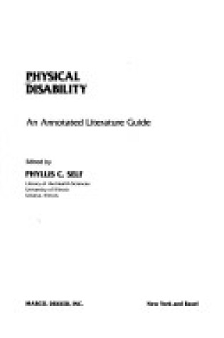 Cover of Physical Disability