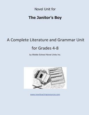 Book cover for Novel Unit for Janitor's Boy