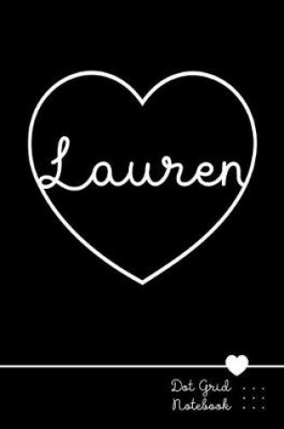 Cover of Lauren Dot Grid Notebook