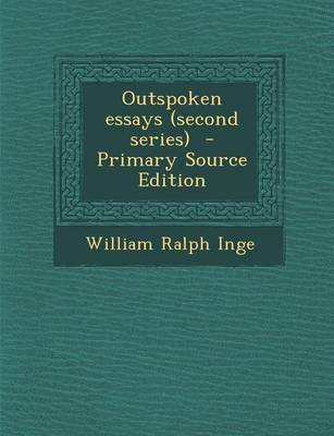 Book cover for Outspoken Essays (Second Series) - Primary Source Edition