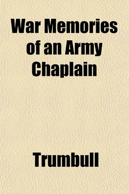 Book cover for War Memories of an Army Chaplain