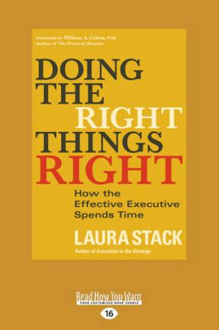 Cover of Doing the Right Things Right