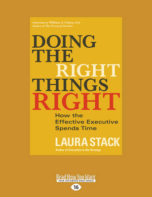 Book cover for Doing the Right Things Right