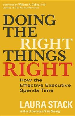 Book cover for Doing the Right Things Right