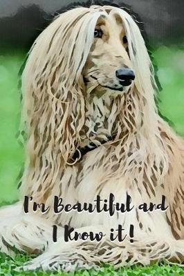 Book cover for Afghan Hound Lovers Blank Lined Journal Notebook