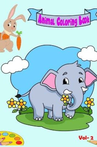 Cover of Animal Coloring Book Vol 2