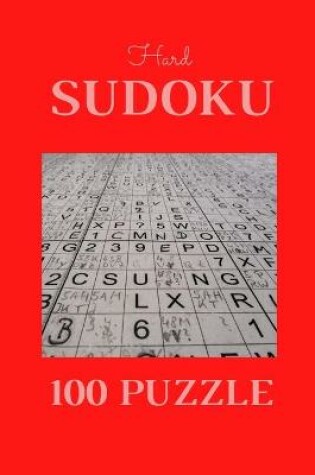 Cover of Hard Sudoku Book For Experts