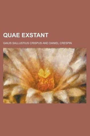 Cover of Quae Exstant