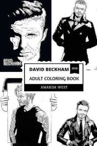 Cover of David Beckham Adult Coloring Book