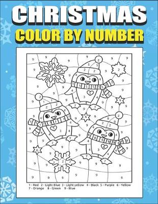 Book cover for Christmas Color By Number