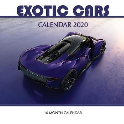 Book cover for Exotic Cars Calendar 2020