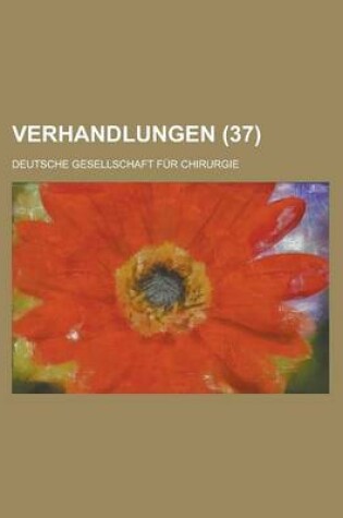 Cover of Verhandlungen (37)