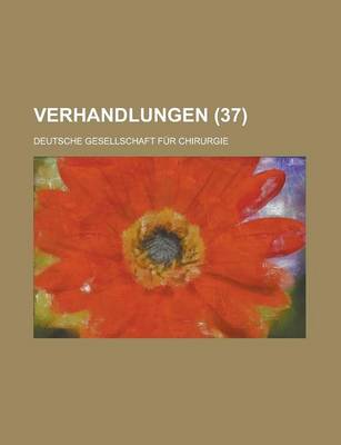 Book cover for Verhandlungen (37)