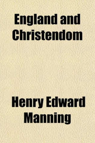 Cover of England and Christendom