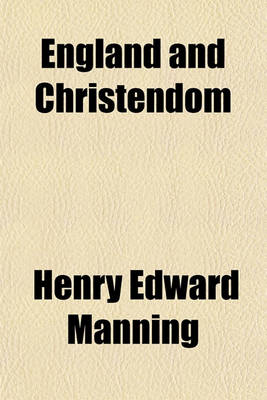 Book cover for England and Christendom