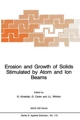 Cover of Erosion and Growth of Solids Stimulated by Atom and Ion Beams