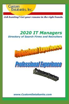 Book cover for 2020 IT Managers Directory of Search Firms and Recruiters