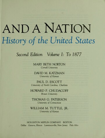 Book cover for Norton Peop & Nat V1 2ed