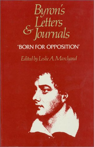 Book cover for Byron's Letters and Journals