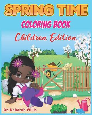 Book cover for Springtime Coloring Book