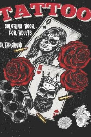 Cover of Tattoo Coloring Book For Adults