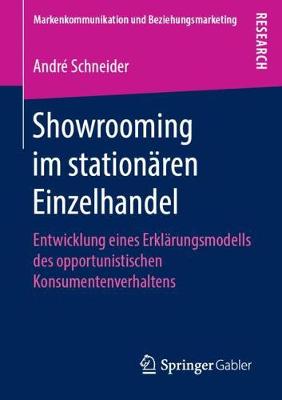 Book cover for Showrooming im stationären Einzelhandel