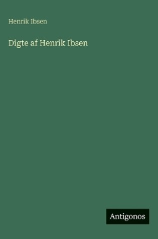 Cover of Digte af Henrik Ibsen