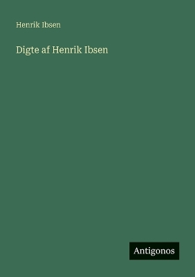 Book cover for Digte af Henrik Ibsen