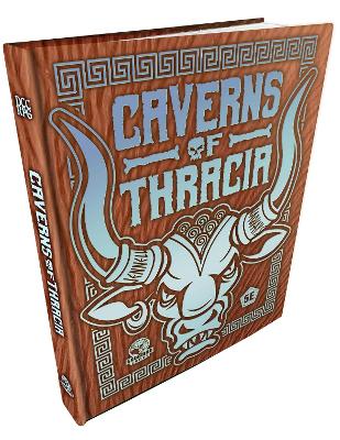 Book cover for The Caverns of Thracia (5E) Minotaur Hide Cover