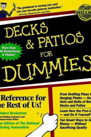Cover of Decks and Patios For Dummies