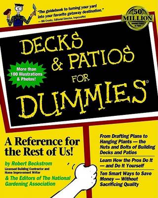 Book cover for Decks and Patios For Dummies