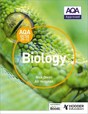 Book cover for AQA GCSE (9-1) Biology Student Book