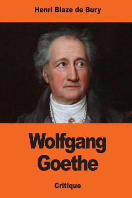 Book cover for Wolfgang Goethe