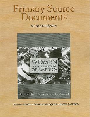 Book cover for Documents Collection for Women and the Making of America, Combined Volume