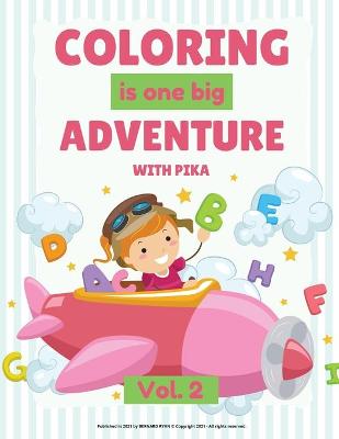 Book cover for Coloring and activity book for kids